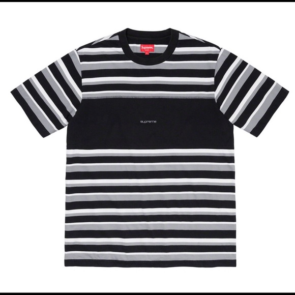 Supreme blocked striped tee - Picture 1 of 2